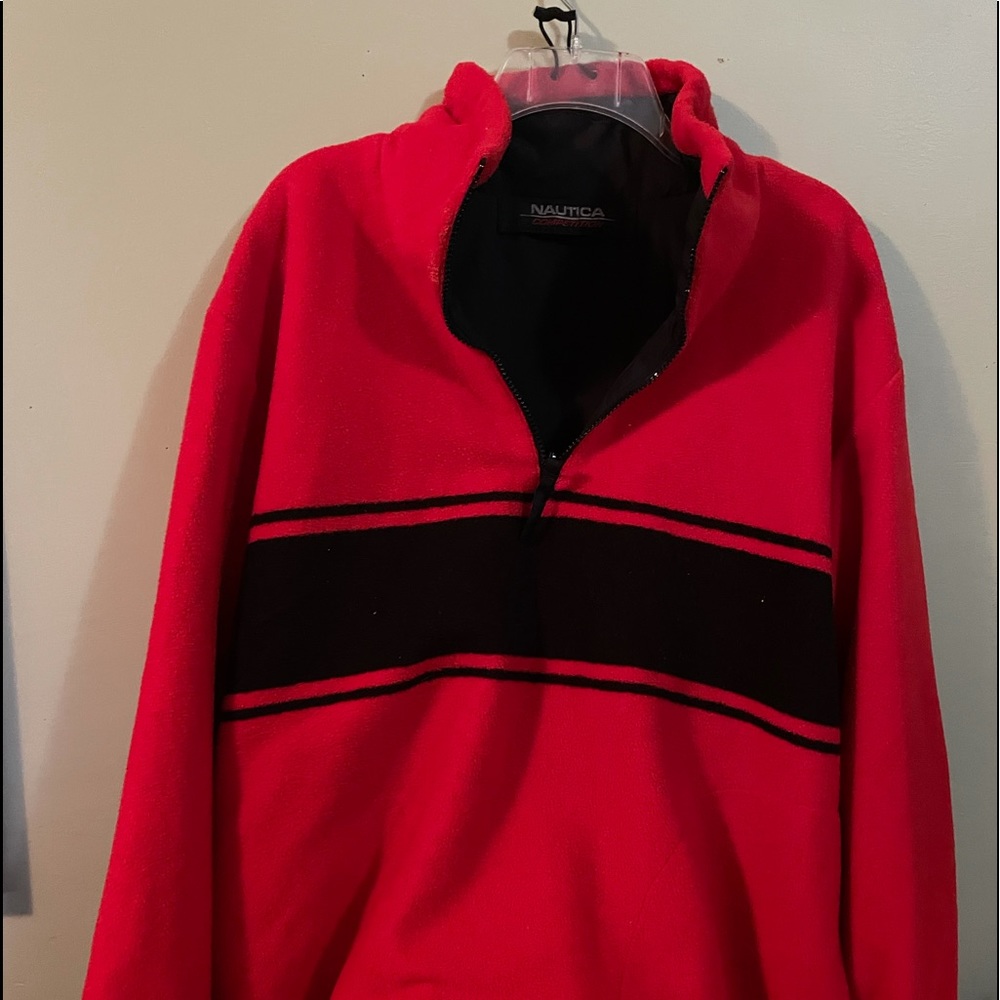 Men’s Large Nautica Reversible Half-Zip Pullover